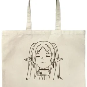 Frieren – Large Tote Bag Frieren Face Frieren – Large Tote Bag Frieren Face