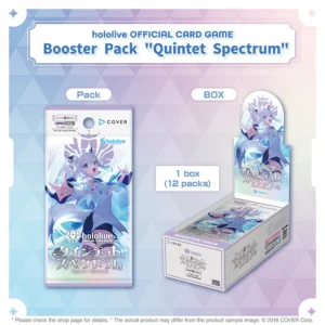 Hololive Official Card Game – Booster Pack Vol. 2 Quintet Spectrum (JP)