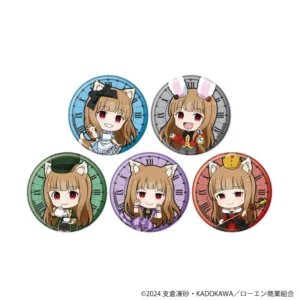 Spice and Wolf – Badge Mini Character Illustration
