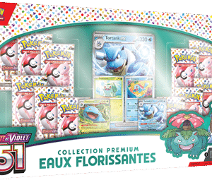 Pokemon – Coffret Premium Pokemon 151 Eaux Florissantes Pokemon – Coffret Premium Pokemon 151 Eaux Florissantes
