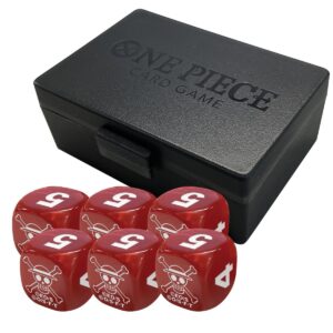One Piece Card Game – Dices and dice case (dés + étui) One Piece Card Game – Dices and dice case (dés + étui)