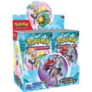 Pokemon – Boîte Boosters (x36) Display – EV09 Aventure Ensemble (FR) Pokemon – Boîte Boosters (x36) Display – EV09 Aventure Ensemble (FR)