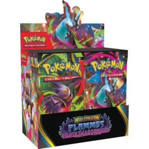 Pokémon – Boîte Boosters (x36) Display ME02 Flammes Fantasmagoriques (FR) Pokémon – Boîte Boosters (x36) Display ME02 Flammes Fantasmagoriques (FR)