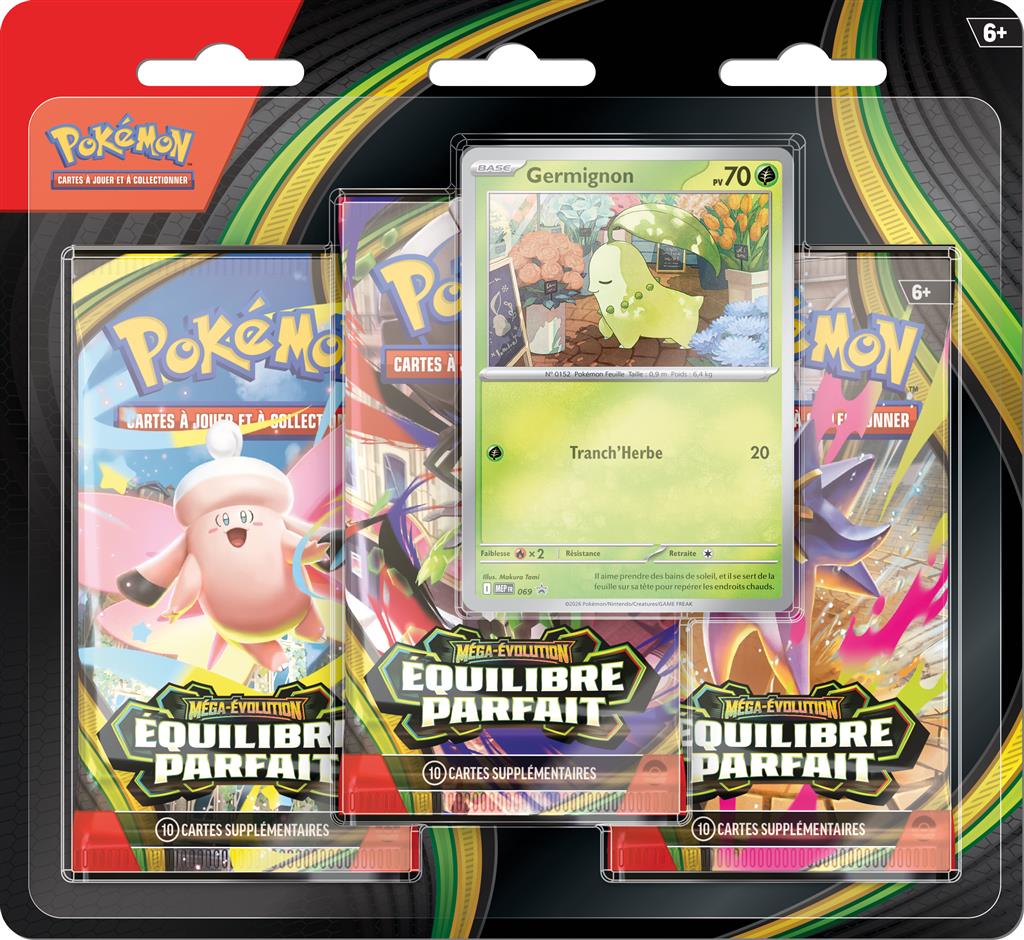 Pokemon Tri FiguYatta - Pokémon – Tri-pack ME03 Equilibre Parfait (FR)