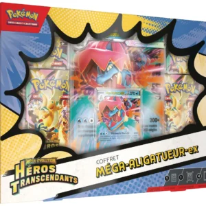 Pokémon – Coffret Méga-Aligatueur-ex ME2.5 Héros Transcendants Pokémon – Coffret Méga-Aligatueur-ex ME2.5 Héros Transcendants