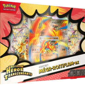 Pokémon – Coffret Méga-Roitiflam-ex ME2.5 Héros Transcendants Pokémon – Coffret Méga-Roitiflam-ex ME2.5 Héros Transcendants