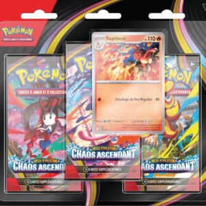 Pokémon – Tri-pack ME04 Chaos Ascendant (FR)