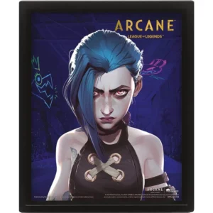 League of Legends : Arcane – Cadre 3D lenticular  Jinx & Vi