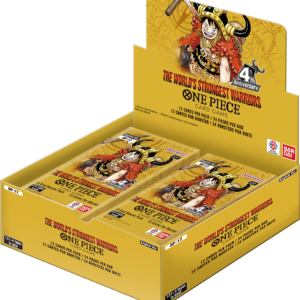 One Piece Card Game – Display Boîte 24 boosters OP17 : The world’s strongest warriors (EN) One Piece Card Game – Display Boîte 24 boosters OP17 : The world’s strongest warriors (EN)